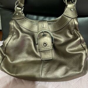 Coach Metallic Hobo Bag and Shoes Bundle